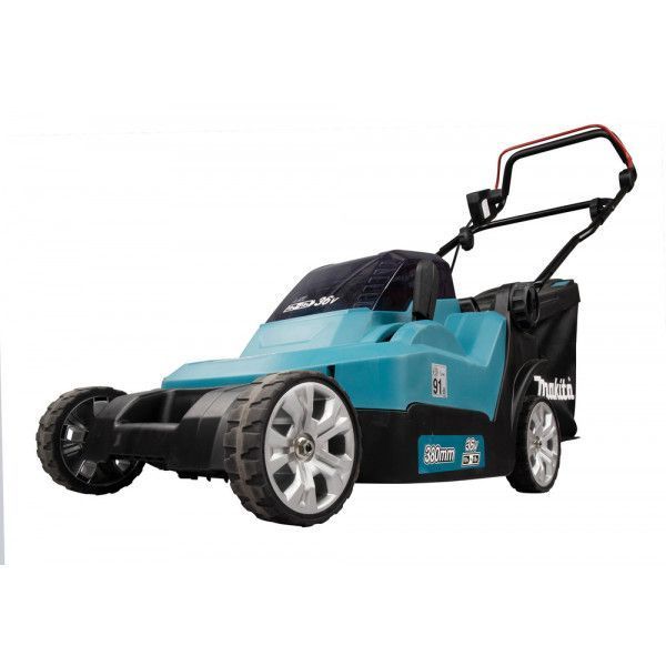 Газонокосарка акумуляторна Makita DLM382CM2 : 18 В акумулятор 2 шт + зарядка DC18SH DLM382CM2 фото