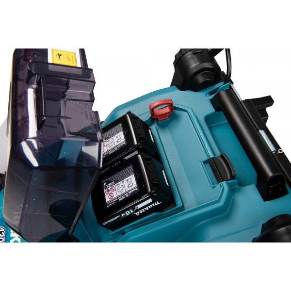 Газонокосарка акумуляторна Makita DLM382CM2 : 18 В акумулятор 2 шт + зарядка DC18SH DLM382CM2 фото
