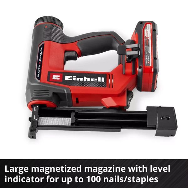 Степлер аккумуляторный Einhell TE-CN 18/32 Li - Solo (18В/каркас) 4257800 фото