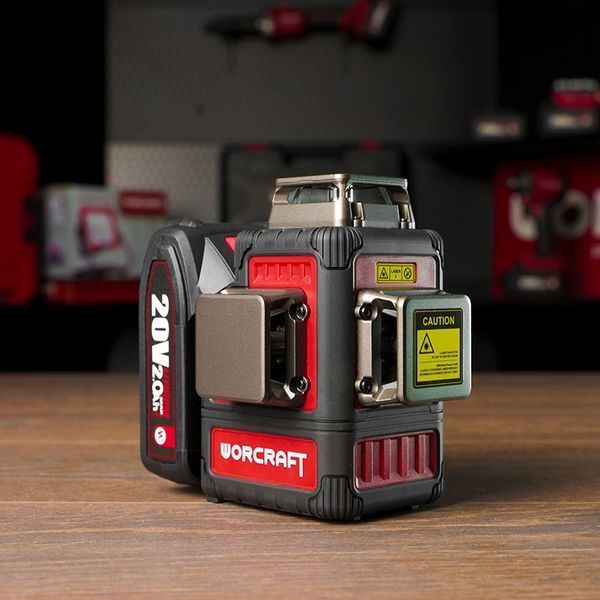 Аккумуляторный лазерный уровень в кейсе 3D WORCRAFT XCUBE026 (13279) 13279 фото