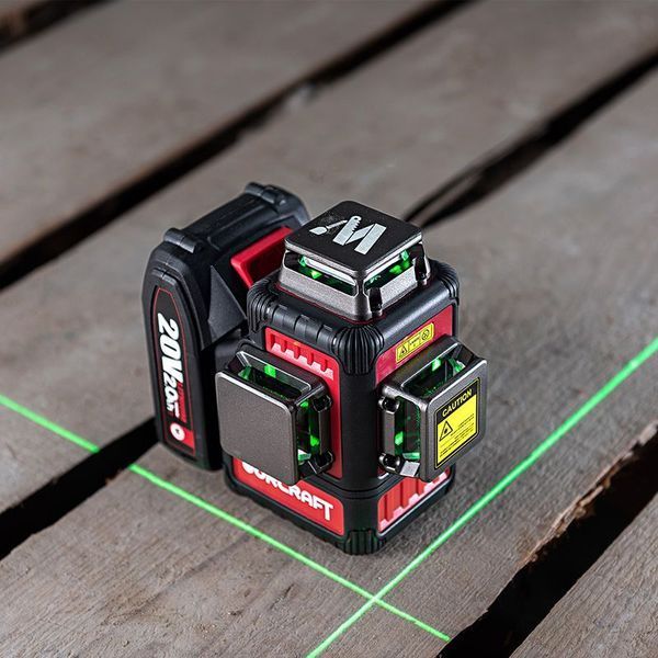 Аккумуляторный лазерный уровень в кейсе 3D WORCRAFT XCUBE026 (13279) 13279 фото