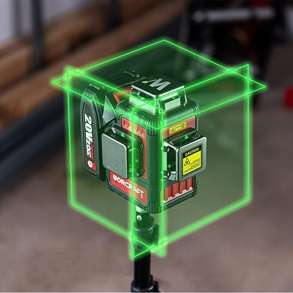 Аккумуляторный лазерный уровень в кейсе 3D WORCRAFT XCUBE026 (13279) 13279 фото