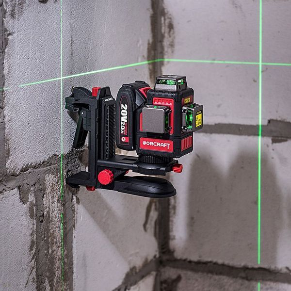 Аккумуляторный лазерный уровень в кейсе 3D WORCRAFT XCUBE026 (13279) 13279 фото