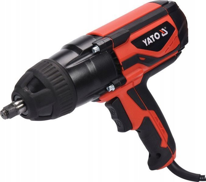 Ударный гайковерт YATO 1/2" 1020 Вт 600 НМ, 2600 об/мин + 4 головки и кейс YT-82021 фото