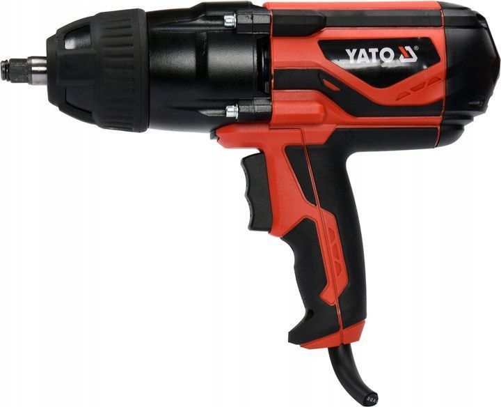 Ударный гайковерт YATO 1/2" 1020 Вт 600 НМ, 2600 об/мин + 4 головки и кейс YT-82021 фото