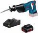 Аккумуляторная сабельная пила Bosch Professional GSA 18 V-LI (0615990L6H)+ Акб 4А/г 18В + зарядное 0615990L6H фото 1