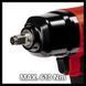 Професійний гайковерт пневматичний ударний для автосервісу Einhell TC-PW 610 : 610 Hm, 142 л/хв пневмо гайковерт 4138960 4138960 фото 4