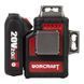 Аккумуляторный лазерный уровень в кейсе 3D WORCRAFT XCUBE026 (13279) 13279 фото 5