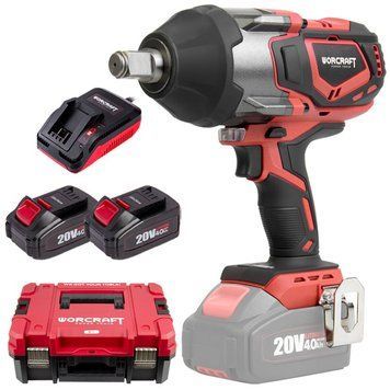 Акумуляторний безщітковий гайковерт WORCRAFT XCUBE007 3/4'' (13276) - затяг. 850 Нм, відкр.-1800Нм 13276 фото