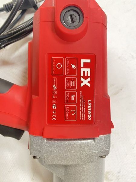 Мощный гайковерт ударный электрический LEX LXEIW20 : 1/2", 2000 Вт, 700Нм, Польша LXEIW20 фото