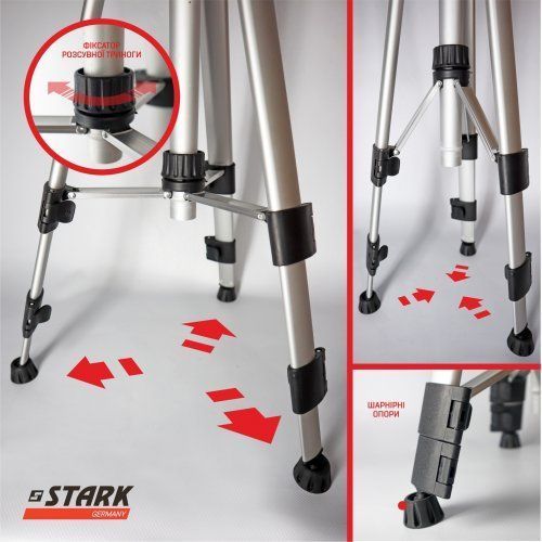 Тренога для нивелира STARK Tripod-1500 1,5 м (290050014) 290050014 фото