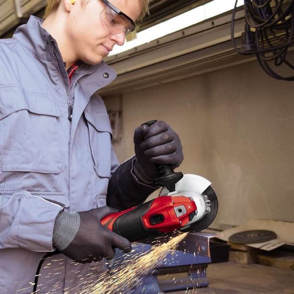 Професійна кутова шліфмашина Einhell TE-AG 125/750 : 750 Вт, 11100 об/хв, діаметр диска 125 мм (4430880) 4430880 фото