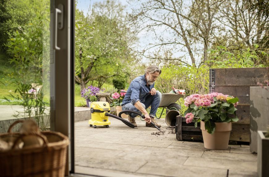 Порохотяг акумуляторний KARCHER WD 2-18 (18В/каркас) 1.628-500.0 фото