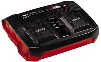 Потужний зарядний пристрій для двох акумуляторів Einhell 18V Power-X-Twincharger 3 A (4512069) 4512069 фото