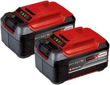 Акумулятор Einhell Power-X-Change Twinpack 2x 18V 5,2 Ah (4511526) 4511526 фото