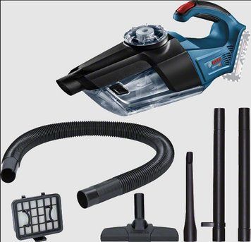 Ручной пылесос Bosch GAS 18V-1 Professional аккумуляторный, пылесос для машины (без АКБ) 06019C6200 фото