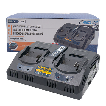 Двопортовий зарядний пристрій PROFI-TEC QBCD20/4 dual quick (4.0А) 006619 фото