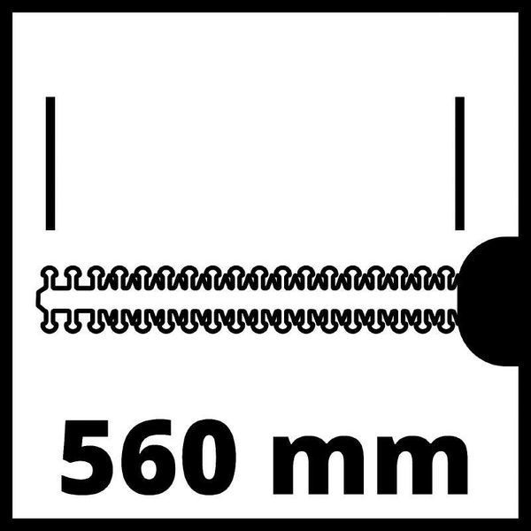 Мощный кусторез телескопический Einhell GC-HH 5056: 500Вт, длина шины/ножа 56см / 47см 3403870 фото