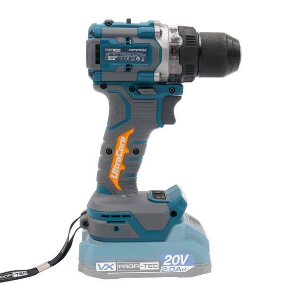 Акумуляторний дриль-шуруповерт PROFI-TEC PPCD7020 UltraCore (20В 2а 2шт і зарядка) 007642 фото