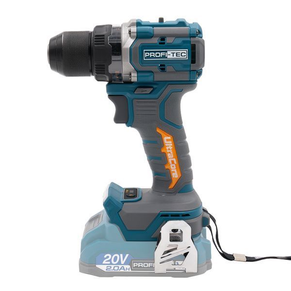 Акумуляторний дриль-шуруповерт PROFI-TEC PPCD7020 UltraCore (20В 2а 2шт і зарядка) 007642 фото