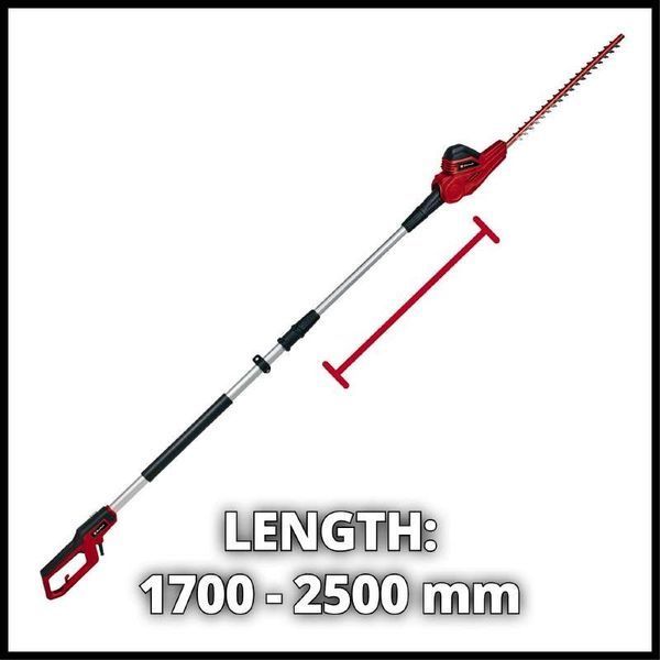 Мощный кусторез телескопический Einhell GC-HH 5056: 500Вт, длина шины/ножа 56см / 47см 3403870 фото