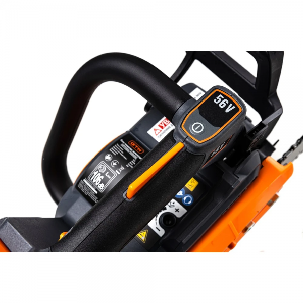 Акумуляторна професійна ланцюгова пила GTM CSTH56/1800BL 56В (каркас) Шина 35 см/ підтримка оборотів 83721 фото