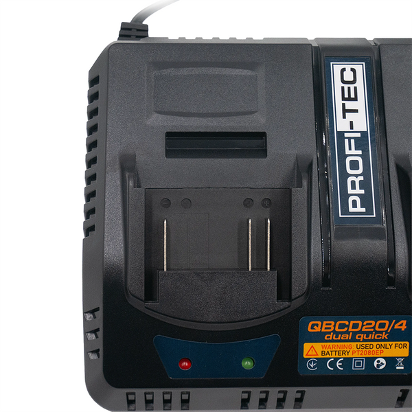 Двопортовий зарядний пристрій PROFI-TEC QBCD20/4 dual quick (4.0А) 006619 фото