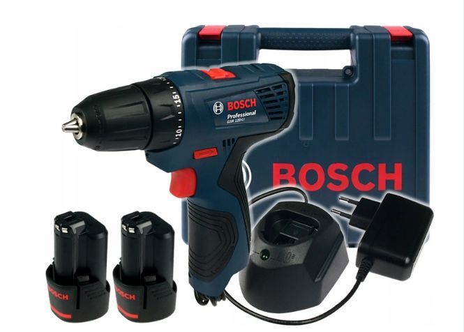 Аккумуляторный шуруповерт Bosch GSR 120 LI (06019G8000): 30/13 Нм, 1300 об/мин, 2 Акб 12 В / 2 Ач Li-ion 06019G8000 фото