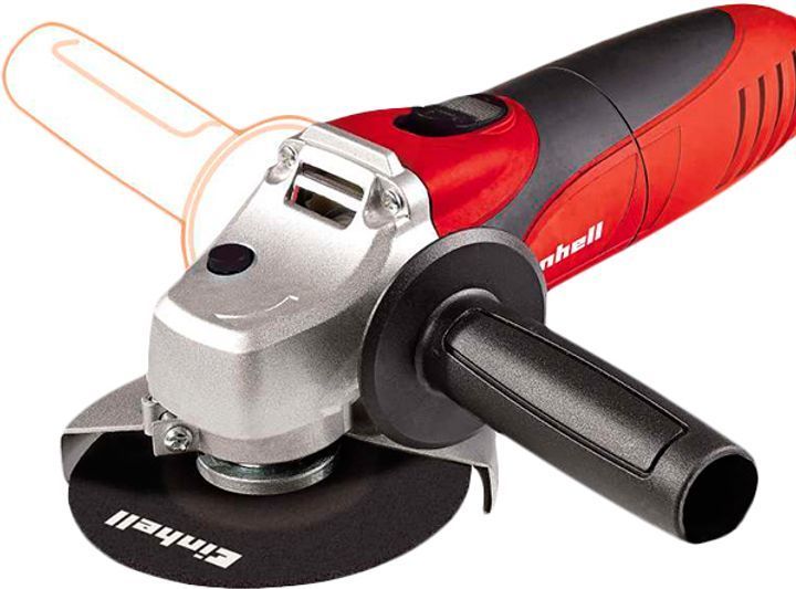 Профессиональная угловая шлифмашина Einhell TC-AG 125: 850 Вт, 11100 об/мин, диаметр диска 125 мм (4430619) 4430619 фото