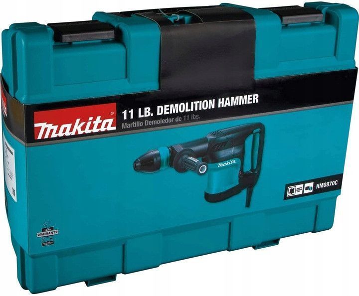 Электрический отбойный молоток Makita HM 0870C: SDS-Max, 1100 Вт, 7.6 Дж,2650уд./мин. HM0870C фото