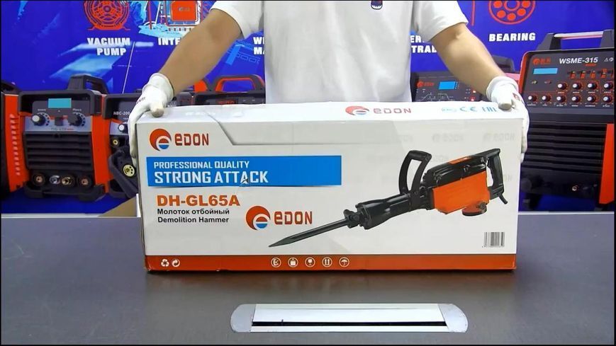 Электрические отбойные молотки SDS-Hex, 1800 Вт, 40 Дж Edon DH-GL65A DH-GL65A фото