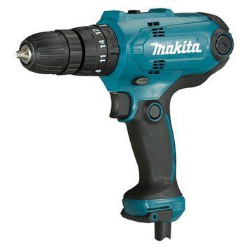 Потужний електричний дриль-шуруповерт (електрошуруповерт) MAKITA HP0300 : 220 Вт, 1-10мм сверло шуруповерт для дому HP0300 фото