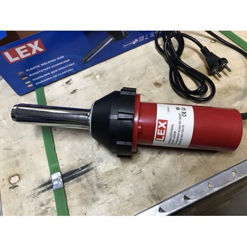 Фен для сварки пластика и пайки бамперов LEX LXHG11 : 1200 Вт, 600&deg;C,вес 1.5кг LXHG11 фото