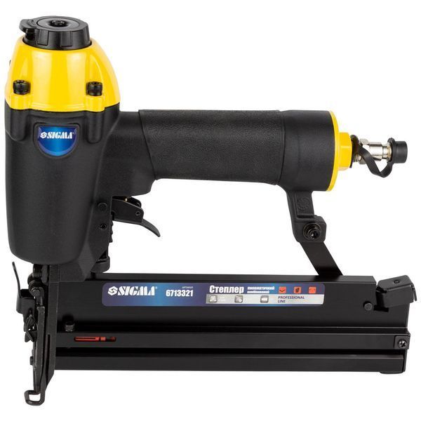 Степлер пневматический комбинированный "Plus" SIGMA (6713321): скоба (16-40мм), гвоздь(10-50мм) 6713321 фото