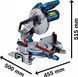 Торцовочная пила Bosch GCM 216 (0601B33000): 1,3 кВт,4800 об/мин. глубина реза 123 мм, круг 216 мм 0601B33000 фото 7