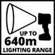 Фонарь аккумуляторный LED Einhell TE-CL 18/2500 LiAC-solo + АКБ 18В, зарядное+ 12В от прикуривателя 4514145, 4512097 фото 3