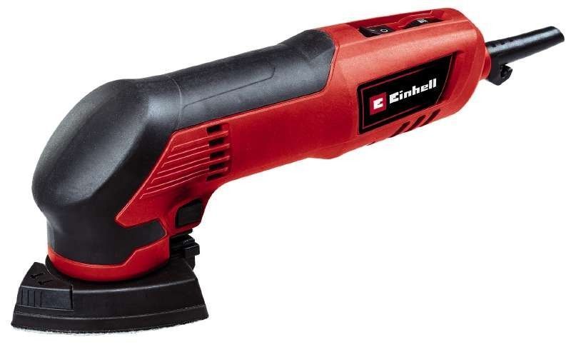 Потужна дельташліфувальна машина Einhell TC-DS 20 E : 200 Вт, коливання 12000-22000 хв, розмір липучки 90 х 90 х 90 мм (4464255) 4464255 фото