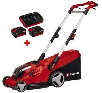 Газонокосарка акумуляторна Einhell GE-CM 36/41 Li - Solo : з АКБ 18V Power-X-Twincharger 3 A+2 шт 18V 4,0 Ah 3413275 4512112 фото