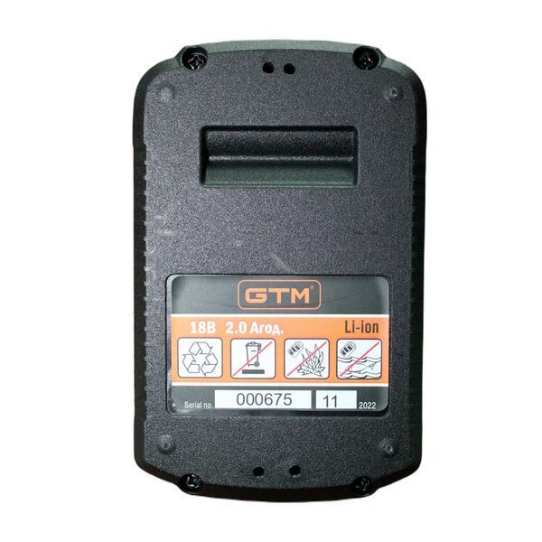 Мощный аккумулятор GTM B18V/2Аh Li-Ion (аккумуляторная батарея) 2700 2700 фото