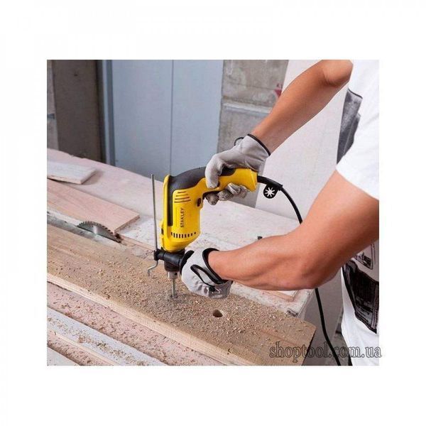 Дрель электрическая ударная (электродриль) Stanley SDH600: 600 Вт, 20 Нм, 2900 об/мин., 49300 уд./мин. SDH600 фото