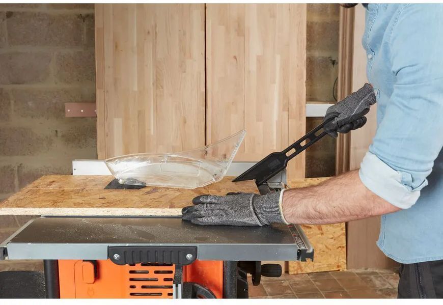 Мощная пила настольная сетевая BLACK+DECKER BES720 : 1800 Вт, 254 х 30мм круг, 4800 об/мин BES720 фото