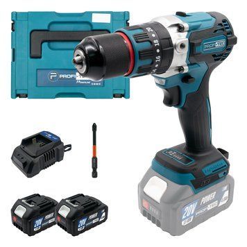 Акумуляторний шуруповерт PROFI-TEC DHP485BL POWERLine : з АКБ 2 шт-20V х 4.0 Ah + ЗП (006269) 006269 фото
