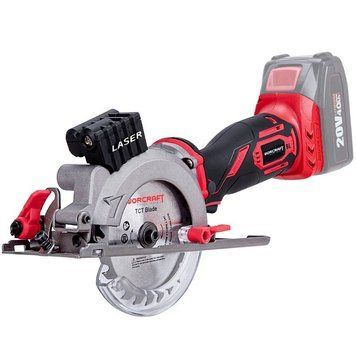 Акумуляторна безщіткова міні-пила циркулярна WORCRAFT CMCS‑S20LiB (13196) каркас)диск 115 мм, 13196 фото