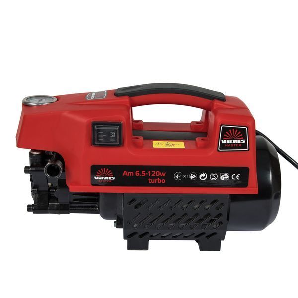 Мойка высокого давления Vitals Master Am 6.5-120w turbo (алюминиевая помпа, 1650 Вт, бесщеточный двигатель) 120547 фото