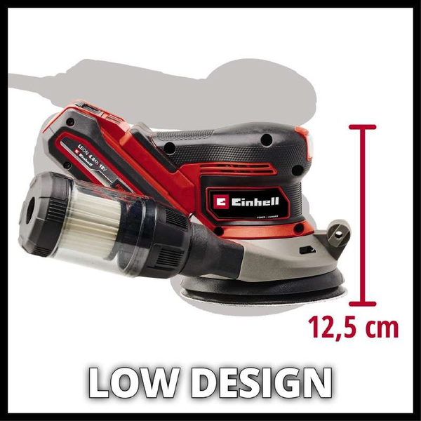 Мощная шлифмашина эксцентриковая бесщеточная аккумуляторная Einhell TP-RS 18/32 Li BL - Solo: без АКБ,125мм 4462020 фото
