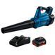 Повітродувка акумуляторна BOSCH GBL 18V-750 (акум 4а і зарядка) 06008D2000+1600A01B9Y фото 1