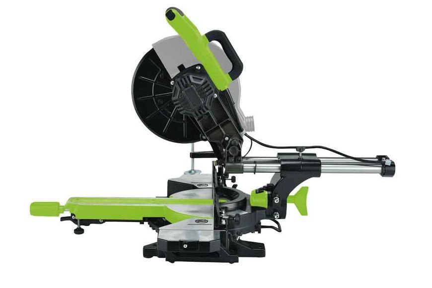 Торцовочная пила с протяжкой Zipper ZI-KGS255DS (2 кВт (230 В), диск 255мм, лазер) ZI-KGS255DS фото