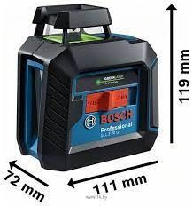 Нівелір лазерний Bosch Professional GLL 2-20 G + тримач LB 10+ стельове кріплення DK 10 (0601065000) 0601065000 фото