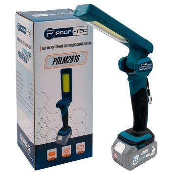 Акумуляторний світлодіодний ліхтар PROFI-TEC PDLM2816 POWERLine : без АКБ (КАРКАС) 005715 фото
