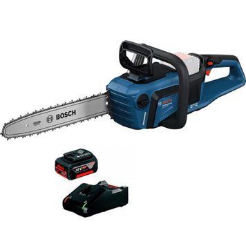 Професійна акумуляторна ланцюгова пила Bosch GKE 18V-40 Professional з АКБ 18V 4Ah+ЗП 06008D3000+1600A01B9Y фото